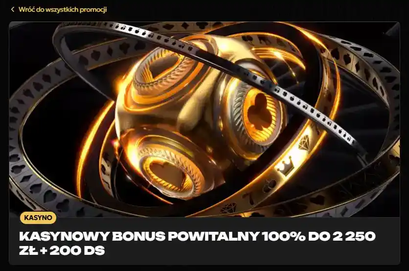 Sekcja polskiej promocji Spinsy z informacją o 200 darmowych spinach